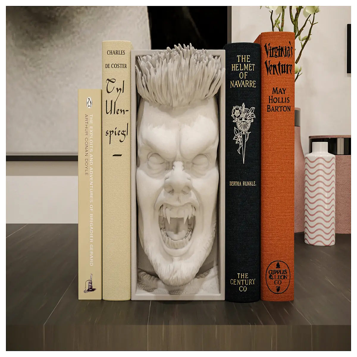 bookend shelf bracket wall mounted duty metal books organizer home decor desk support