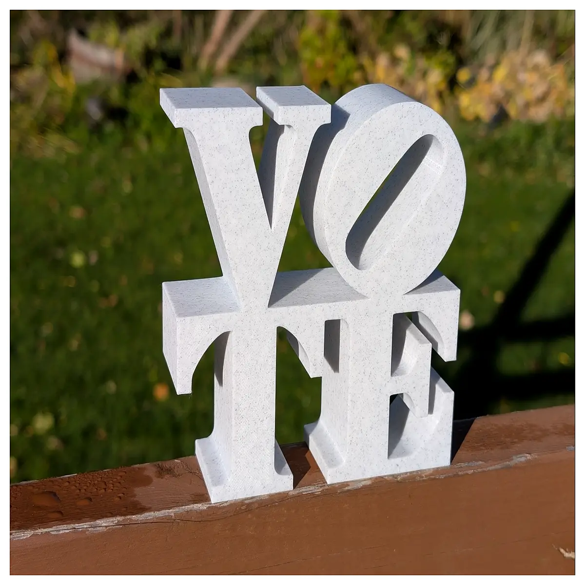 robert indiana votedesign print art political poster iconic love artist style wall decor for home office
