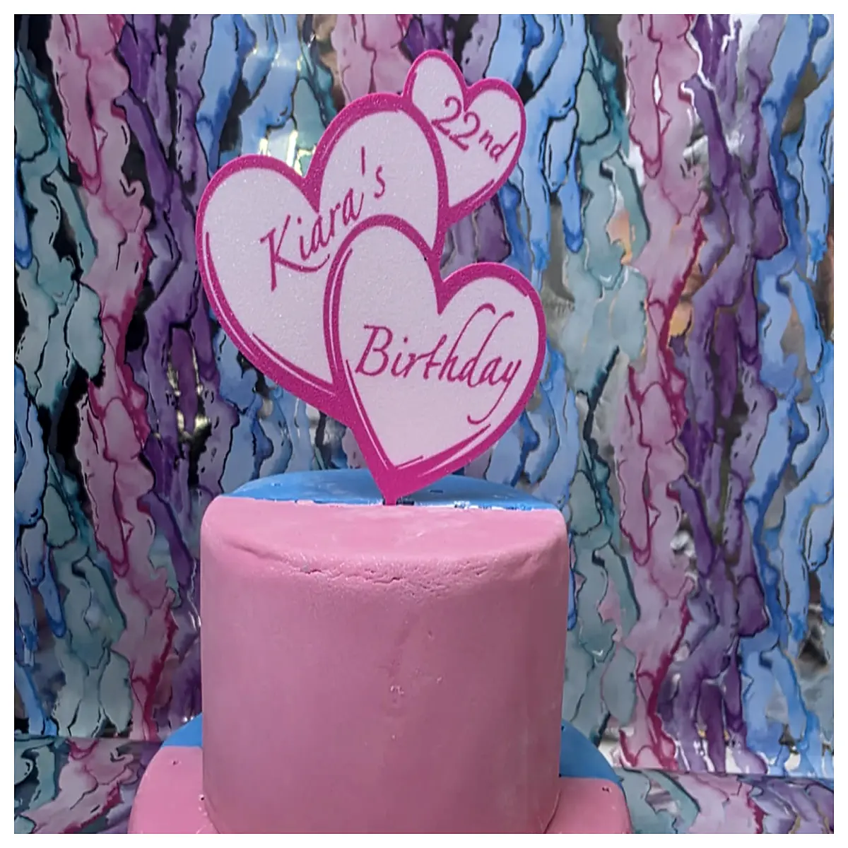 happy birthday cake topper shaped decoration for girls boys kids party favors
