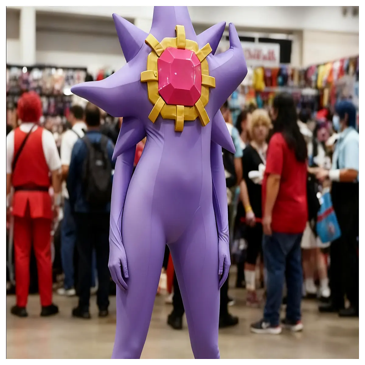 starfish cosplay costume standing pose abstract aesthetic prop