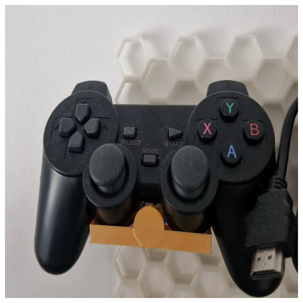 honeycomb game controller organizer holder for ps5 switch controllers storage box desktop accessory