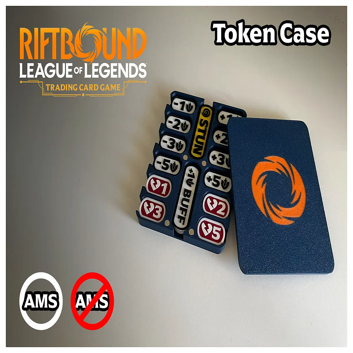 riftbound box organizer storage case for board game components