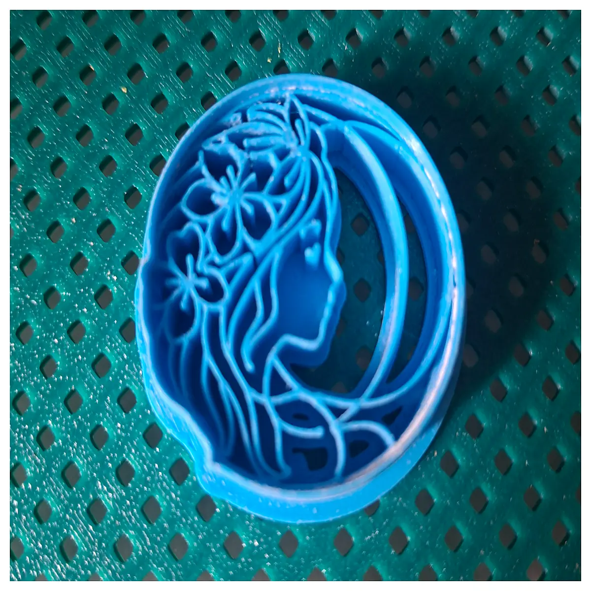 moon flower girl polymer clay cutter for scrapbooking card making die cut tools