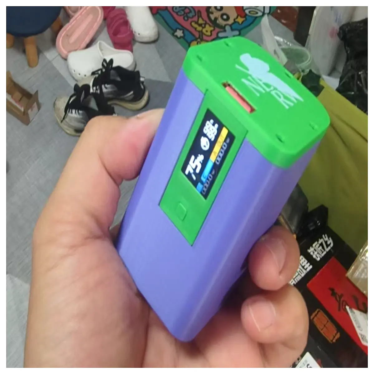 cute eva foam power bank portable charger for girls aesthetic small size fast charging travel essential