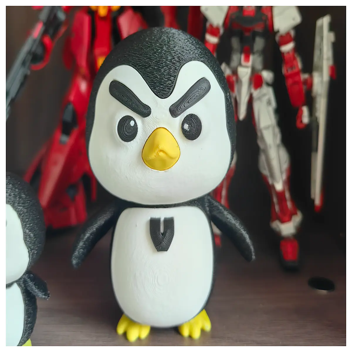 cute angry penguin plush toy squishy stress relief funny animal doll for kids birthday gift