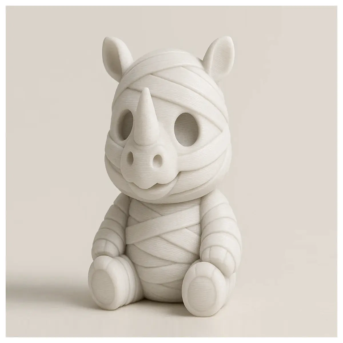 mummy rhino toy for kids realistic dinosaur plush animal figure educational prehistoric creature gift
