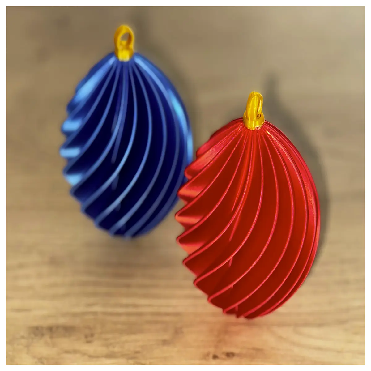 bauble with ring for hanging ornament tree decoration