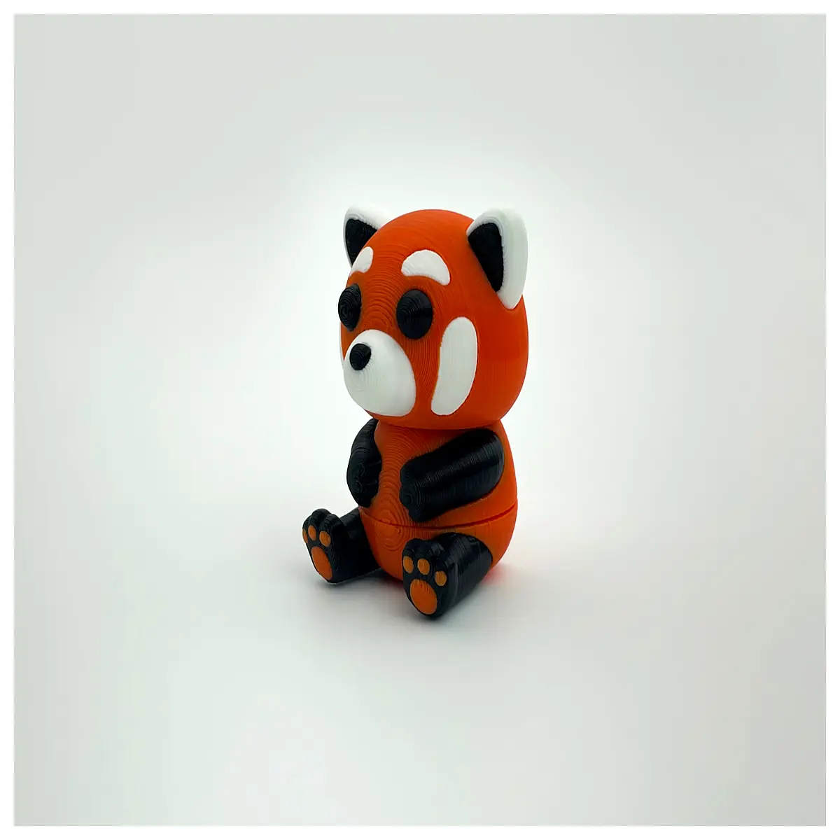 articulated red panda plush toy jointed poseable figure collectible animal doll
