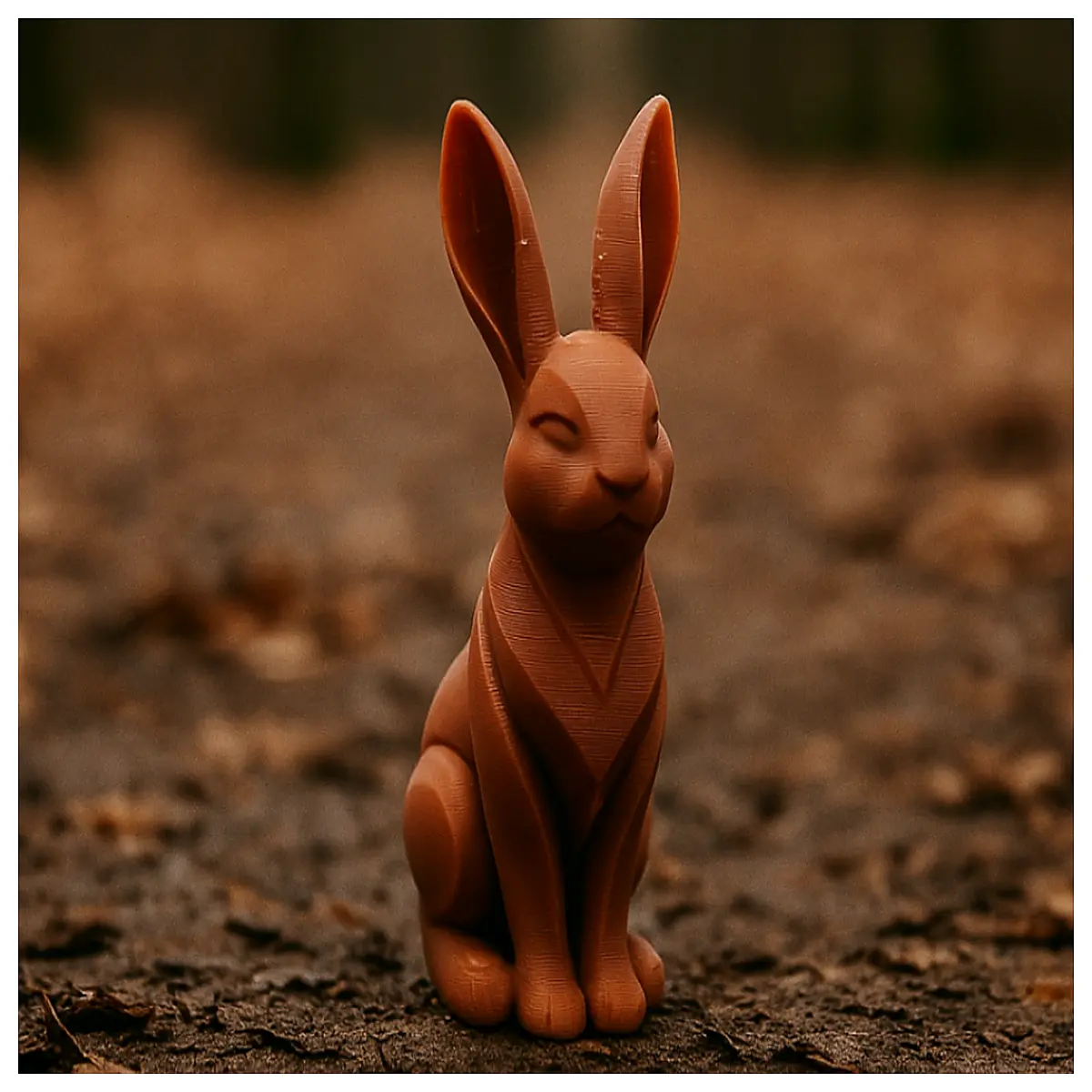 quiet forest rabbit plush toy calming nature aesthetic stuffed animal for kids room decor soft hugging bunny pillow