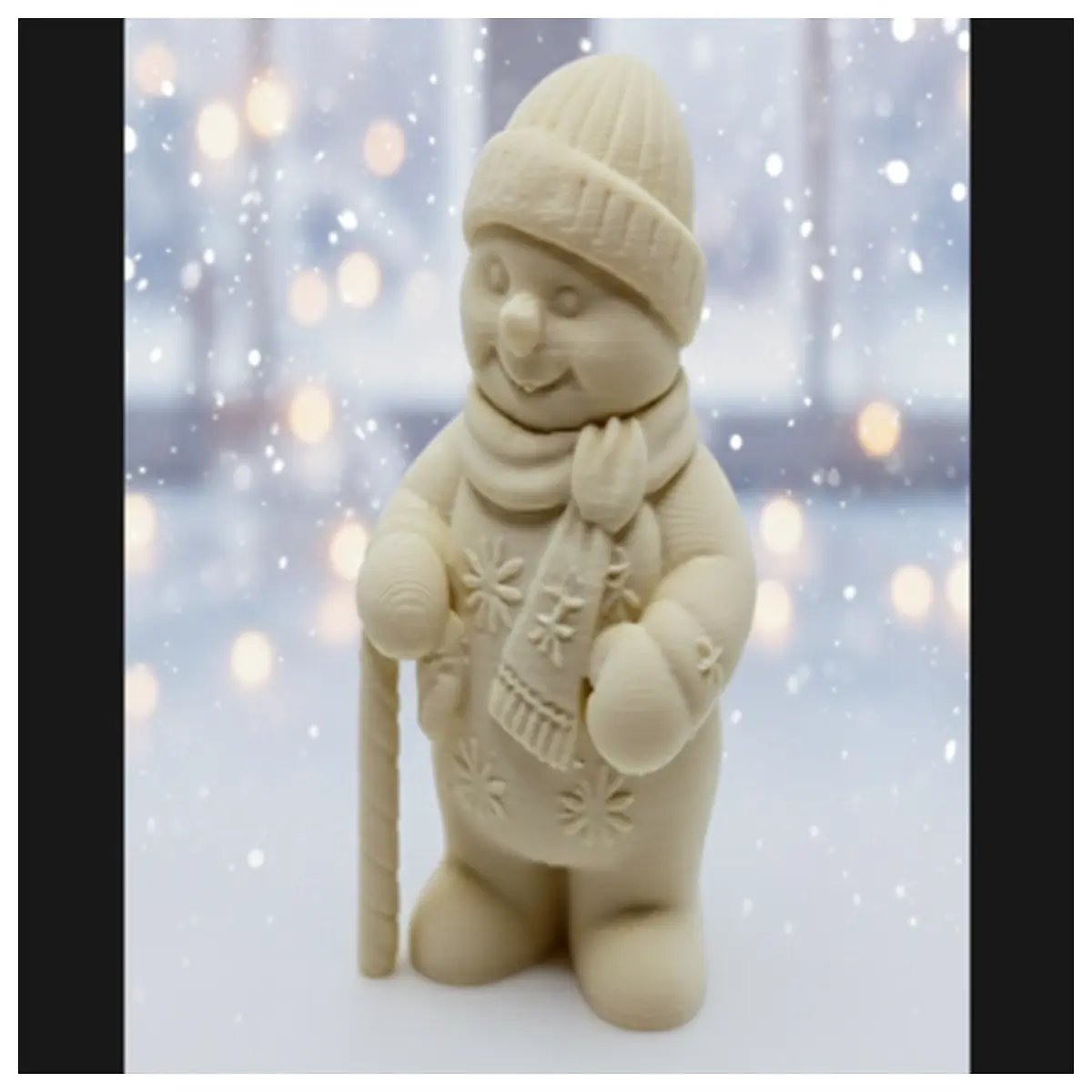 snowman candy cane decoration winter holiday party favor xmas tree ornament festive home decor gift