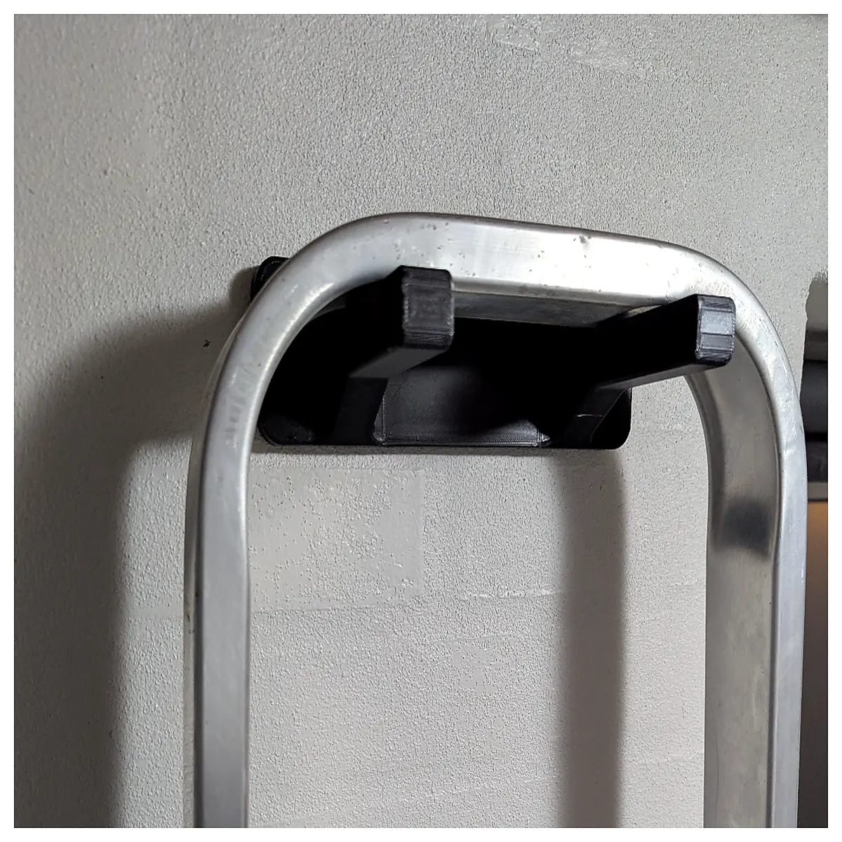 duty ladder wall mount bracket for storage safety anti slip hook garage organization system