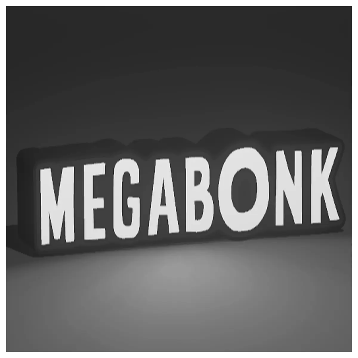 megabonk neon sign for gaming room decor rgb wall cool aesthetic vibe lighting for streamer setup