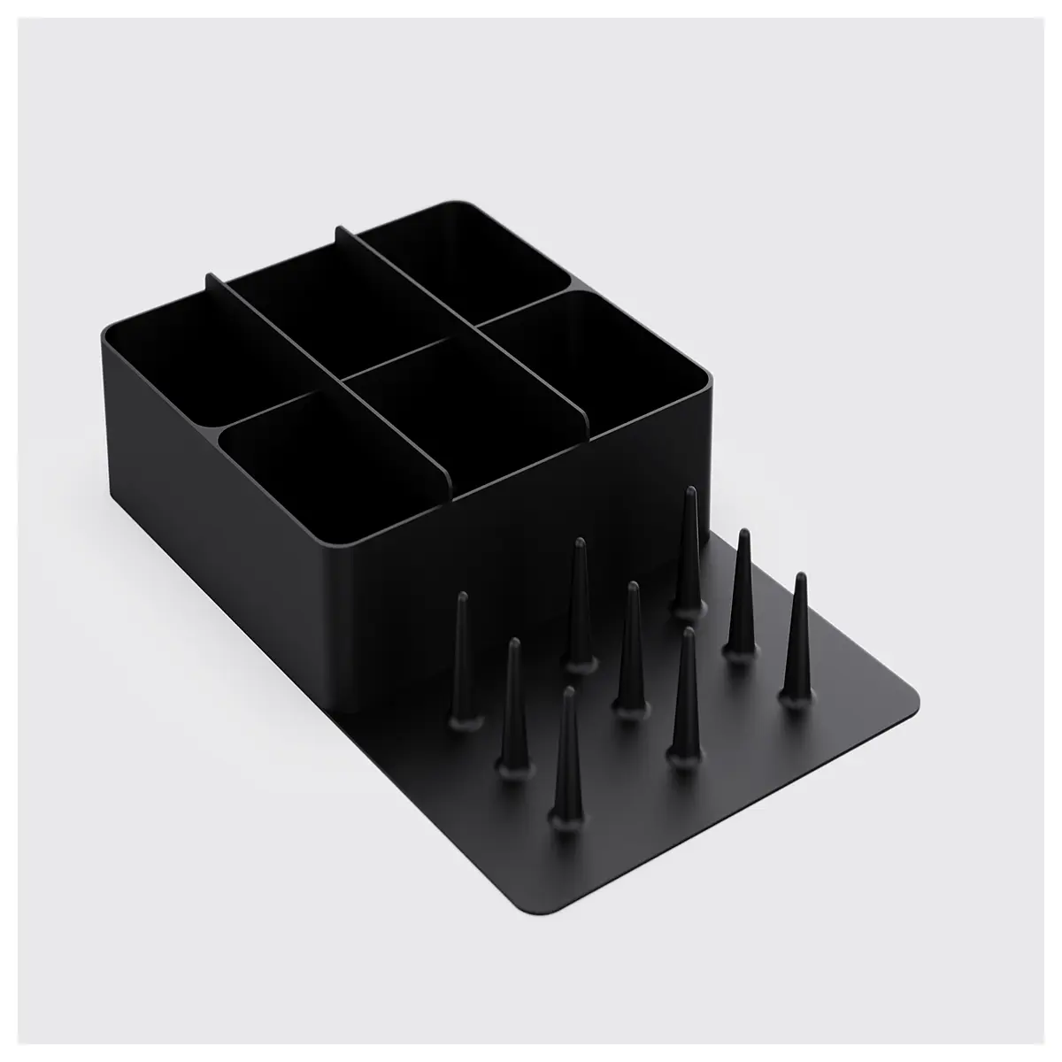 kitchen drawer organizers for utensils cutlery silverware bathroom vanity storage bins with dividers adjustable plastic trays for makeup toiletries cl