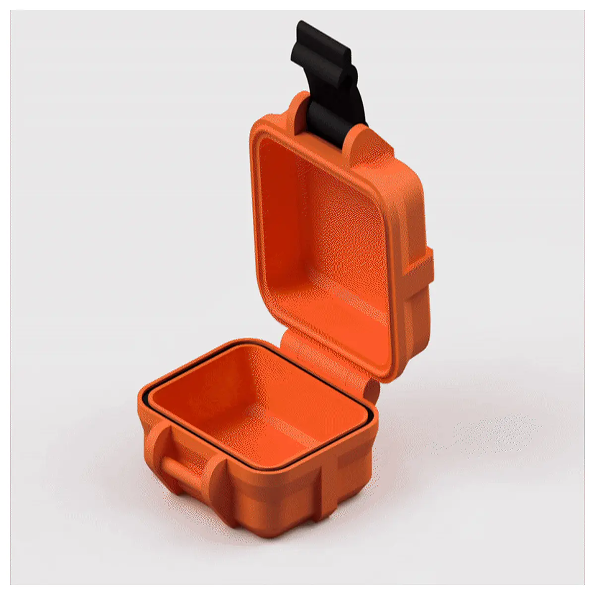 mini sturdy storage box plastic organizer for small items desktop tidy container with lid