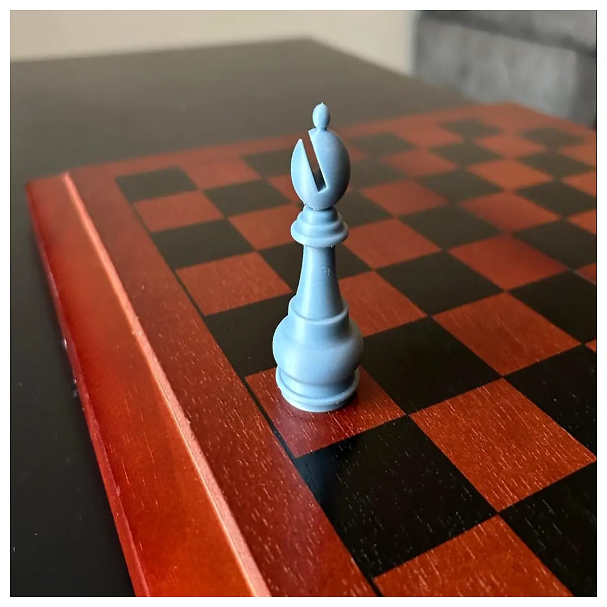 wood chess bishop piece replacement set for king and board game accessories