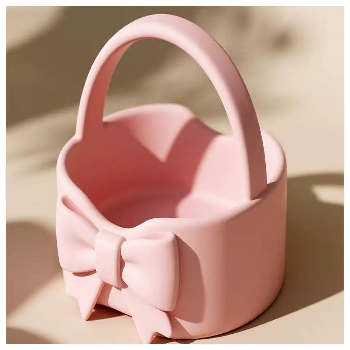 bowknot entryway storage basket for shoes keys mail hallway organizer with lid decorative catch all tray for living room sofa