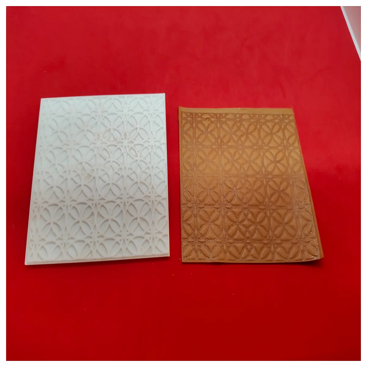 leather stamping tool geometric circle pattern embossing die for crafts