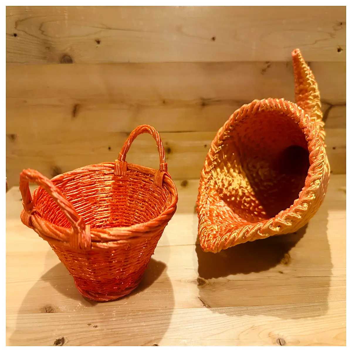 willow basket for home decor realistic rattan storage bin faux wicker planter pot decorative plant bowl