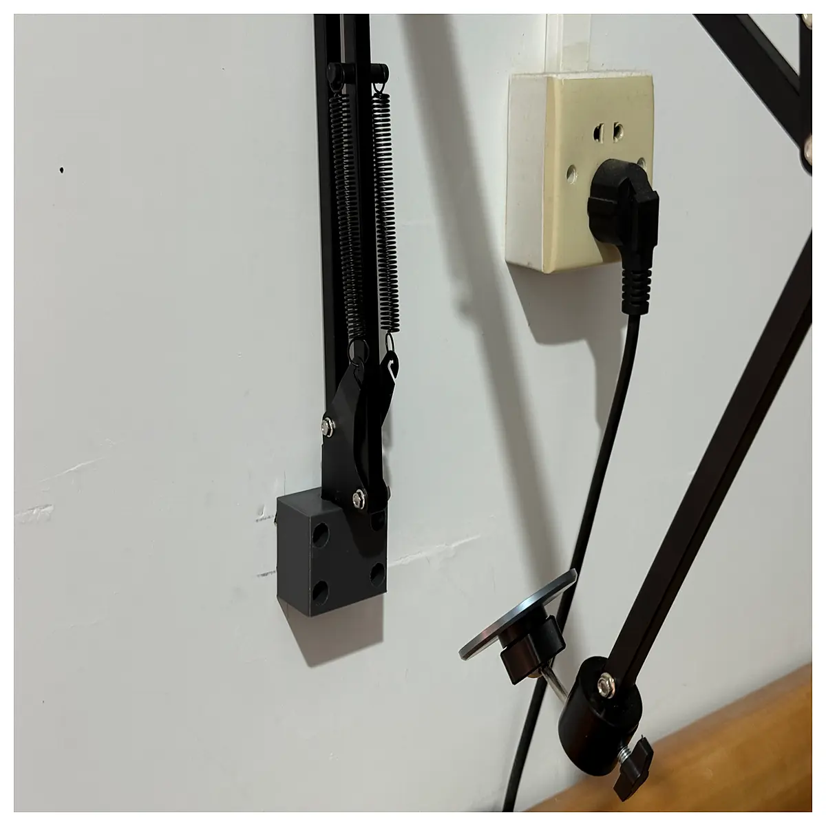duty bedside phone tablet holder with screw mount for wall or headboard adjustable reading no hands