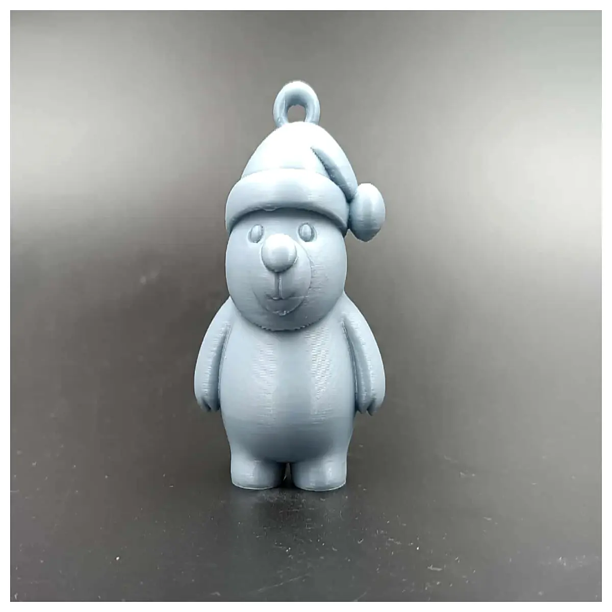 cute christmas bear plush toy for home decor festive holiday table centerpiece adorable stuffed animal kids