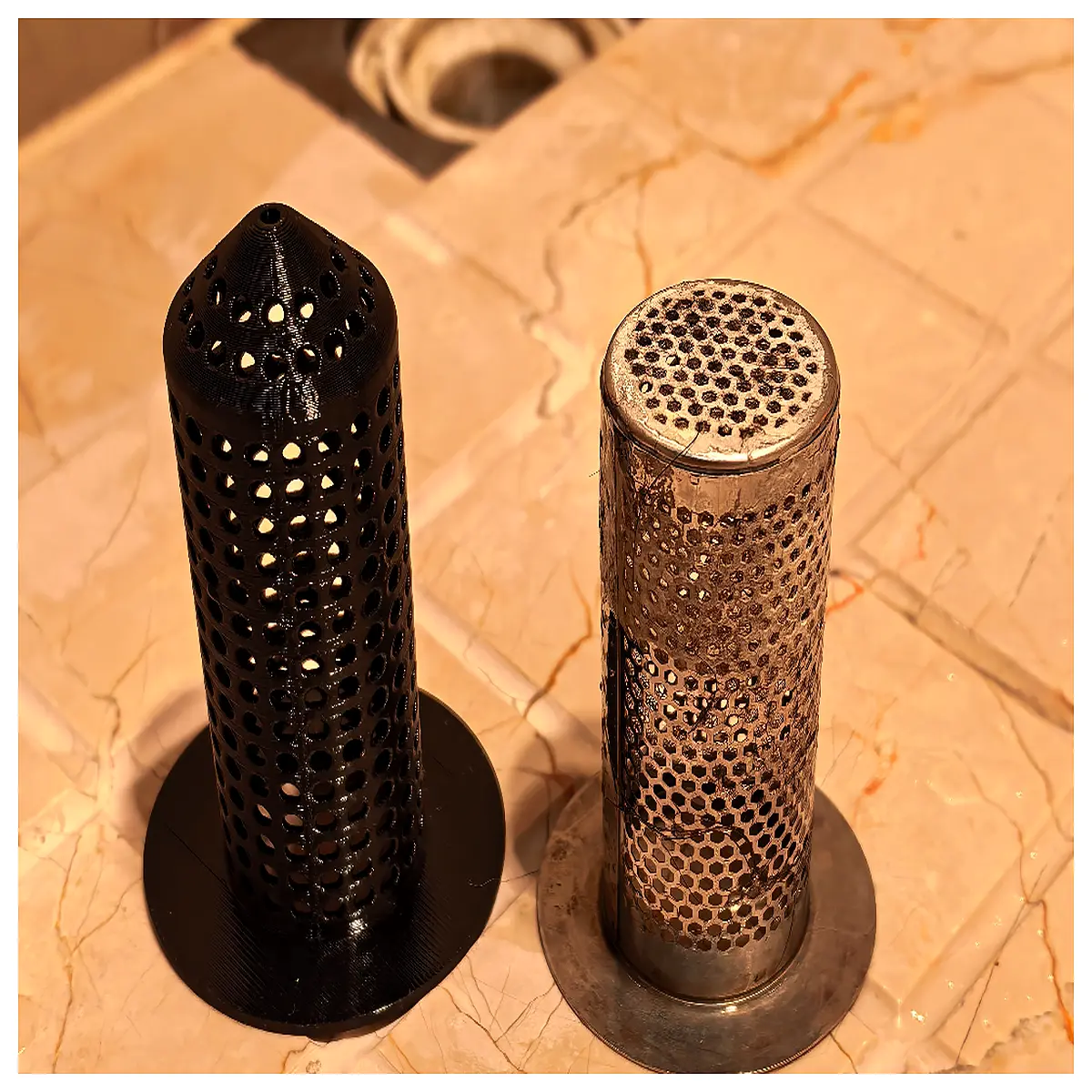 drain hair catcher mesh filter no support lightweight 17g anti clog proof floor drain screen