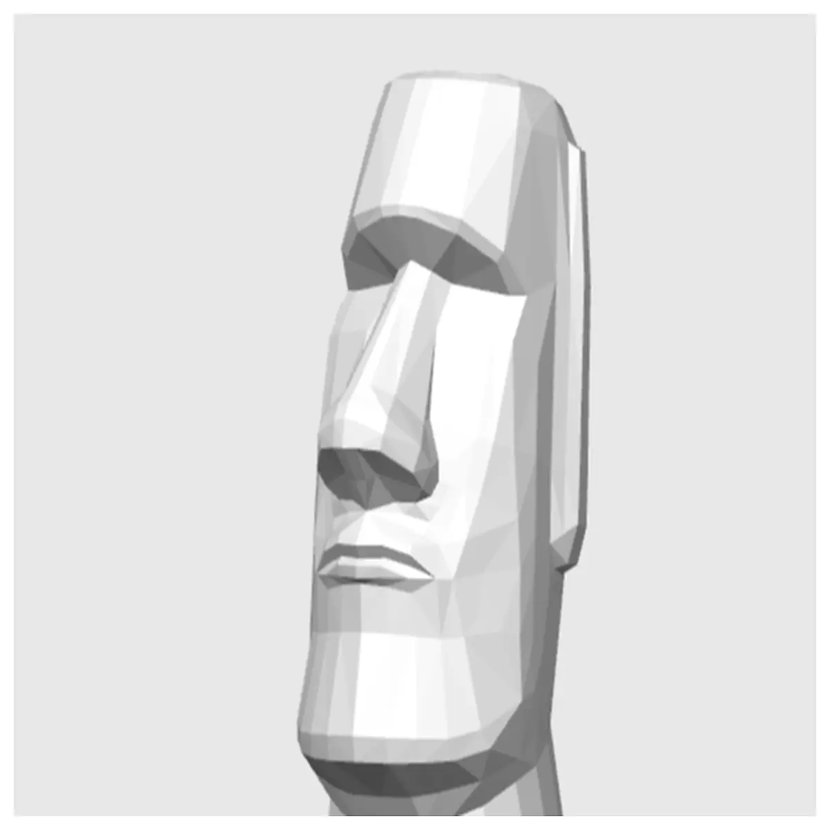 moai statue figure collectible shelf decor gaming room accessory