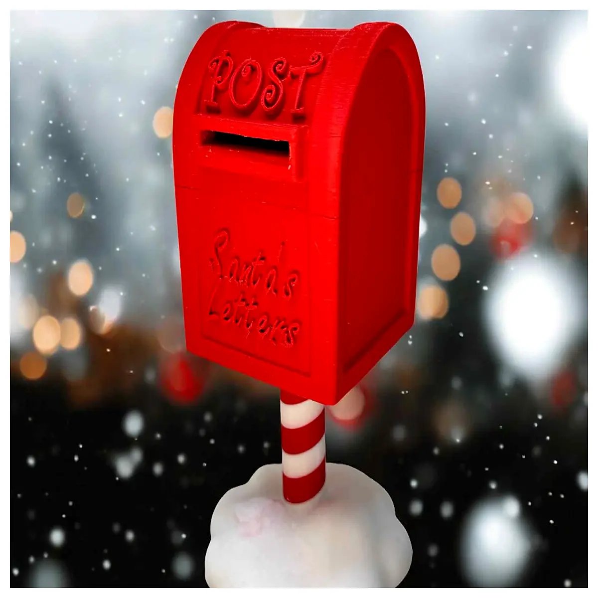 santa mailbox decoration outdoor christmas yard decor festive xmas sign for garden