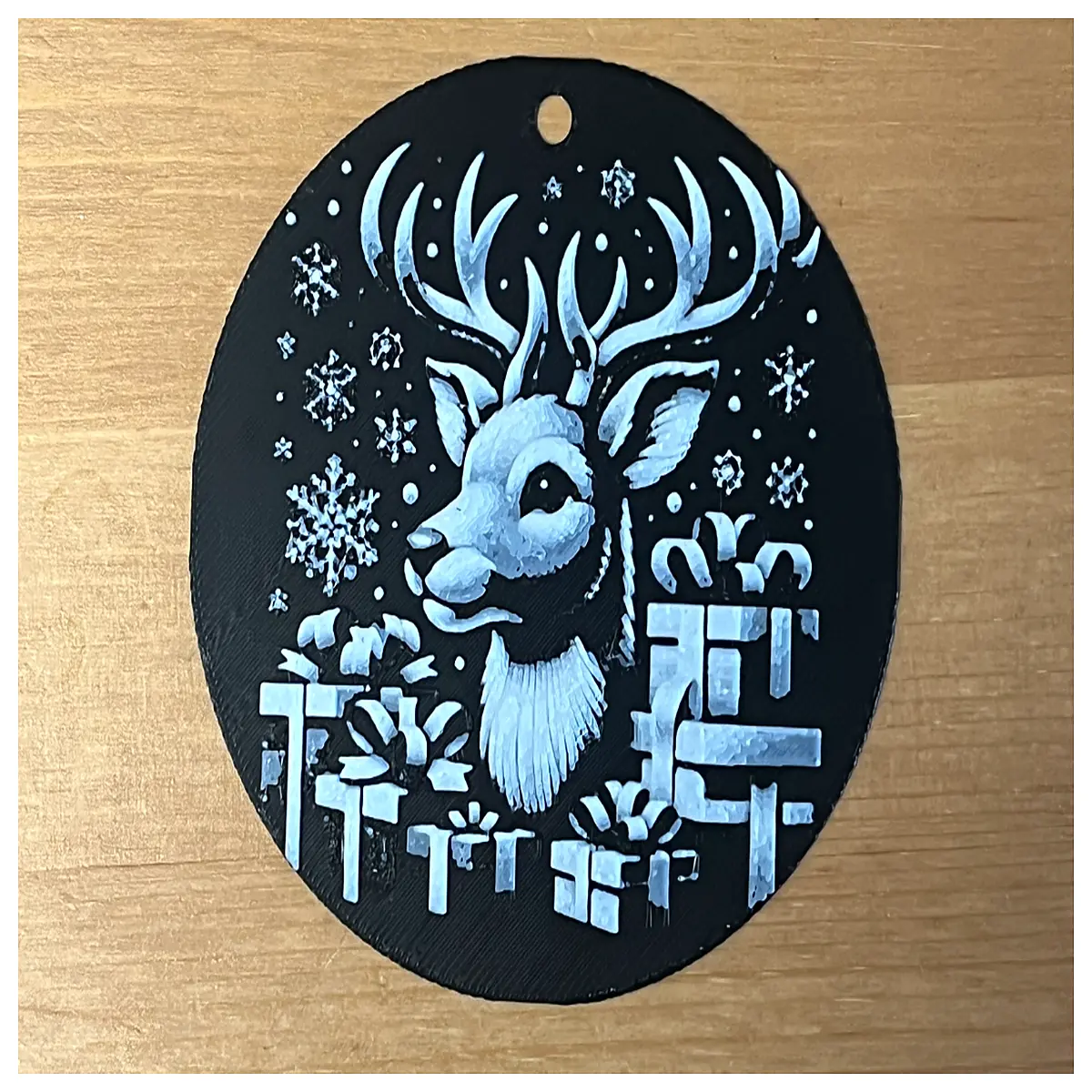 inflatable reindeer ball for kids festive holiday party favor toy durable bouncy bounce ball decoration
