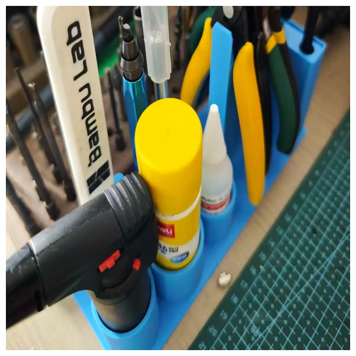 printer tool holder organizer mount for extruder nozzle pliers wire cutter storage rack