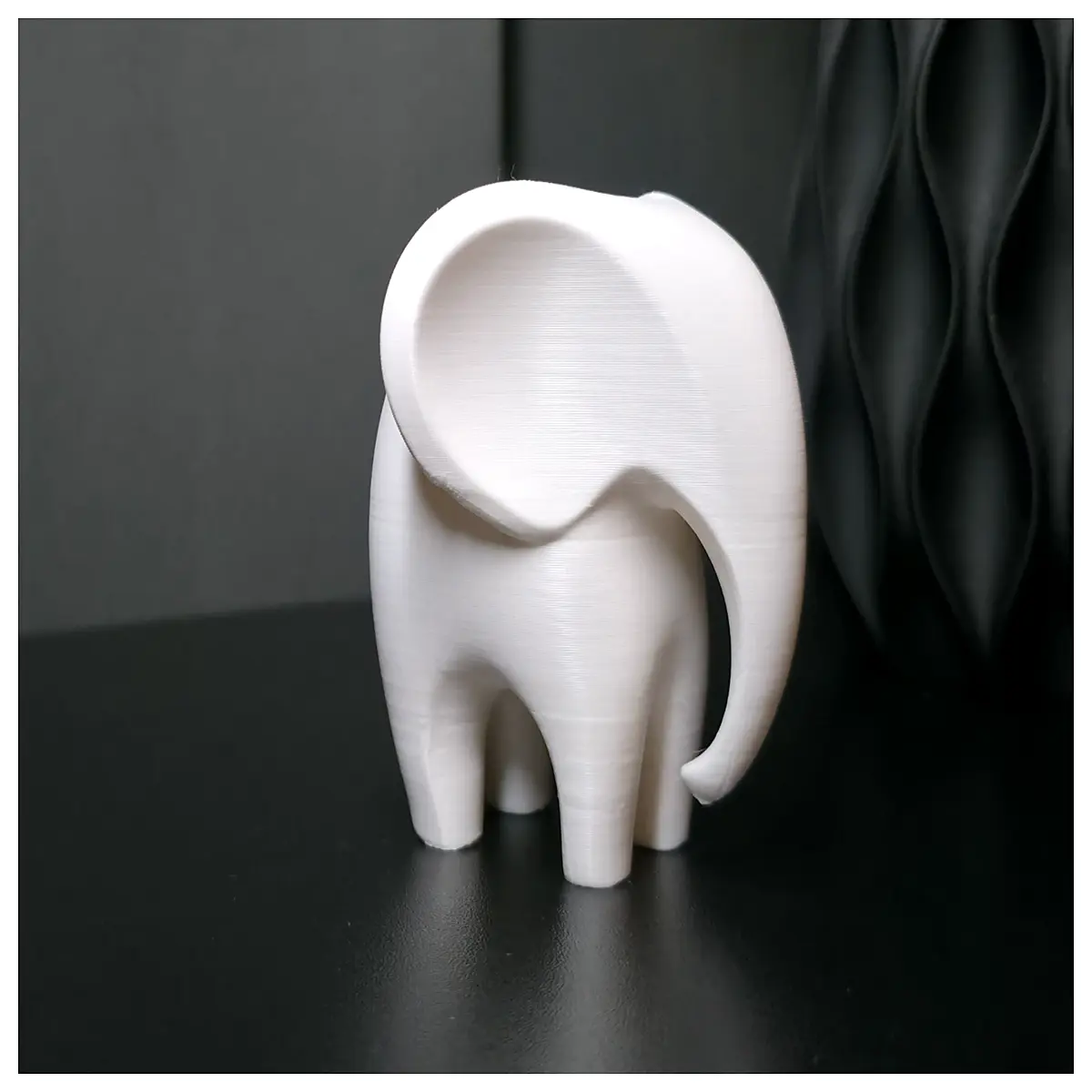 modern minimalist elephant statue for living room shelf decor contemporary home accessories abstract animal figurine for office desk or bookshelf styl