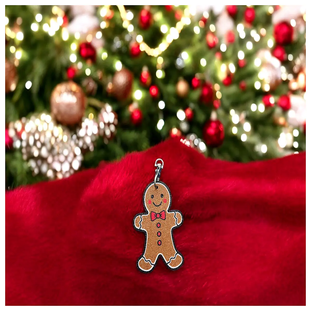 gingerbread man christmas bauble ornaments for tree holiday decor