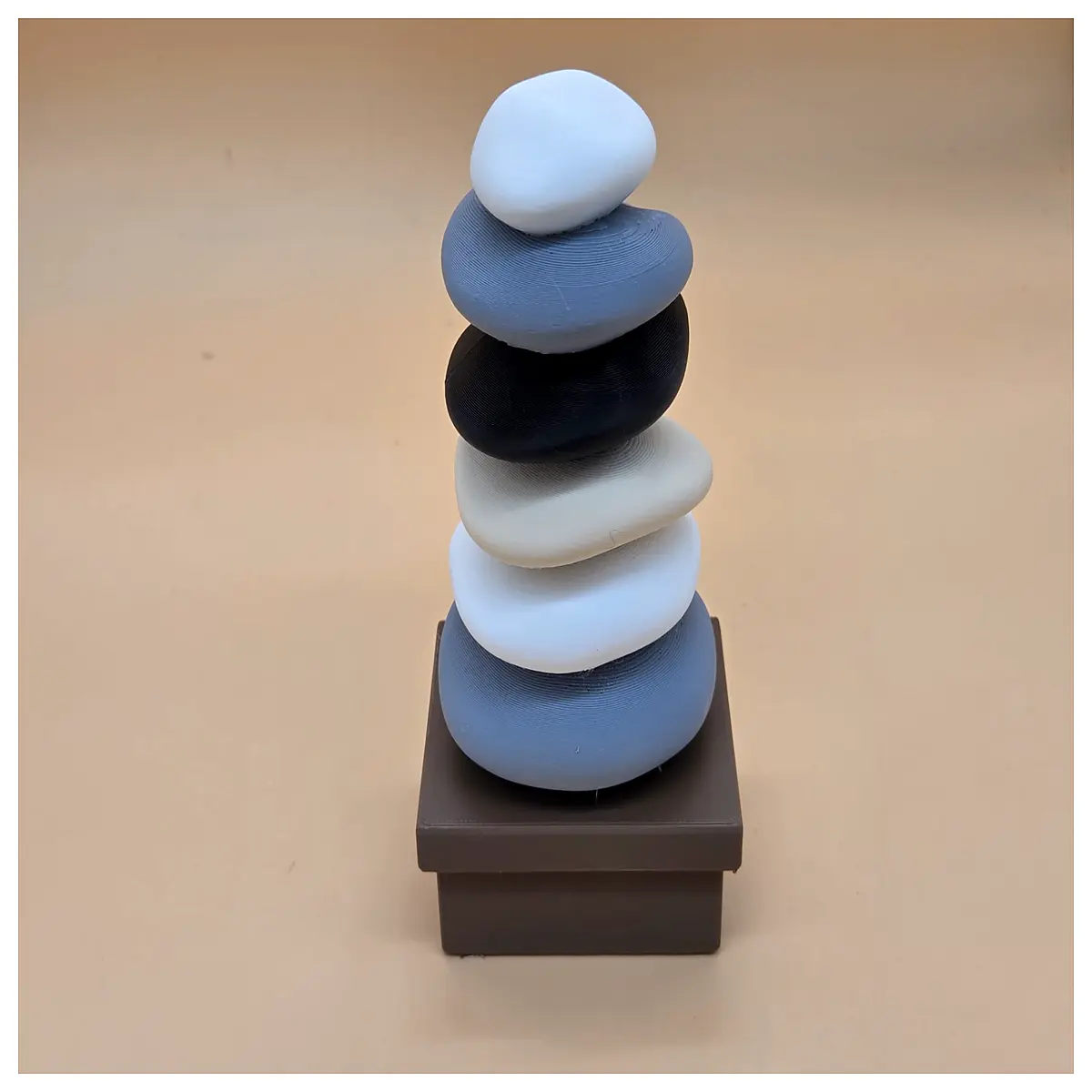 zen garden stone tower outdoor patio rock stack decor meditation yard art minimalist landscape sculpture