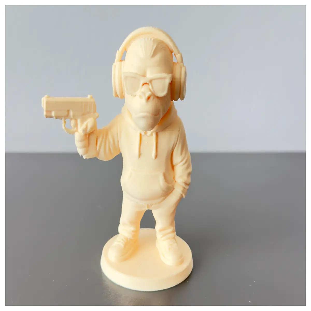 urban street style gorilla action figure collectible vinyl toy for desk gift