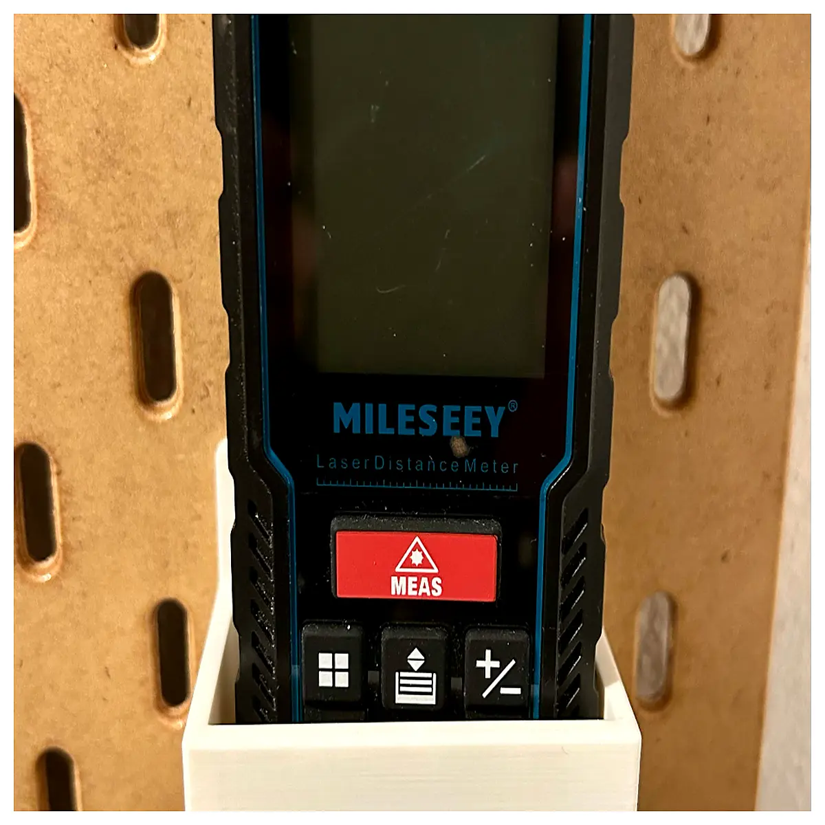 skadis compatible mounting bracket for mileseey d5 laser distance meter wall organizer tool holder