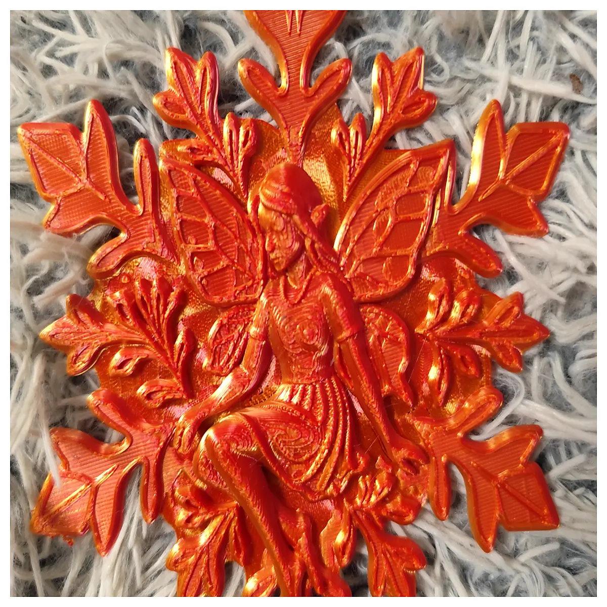 winter glow fairy ornament hanging decoration for home window christmas tree holiday decor up