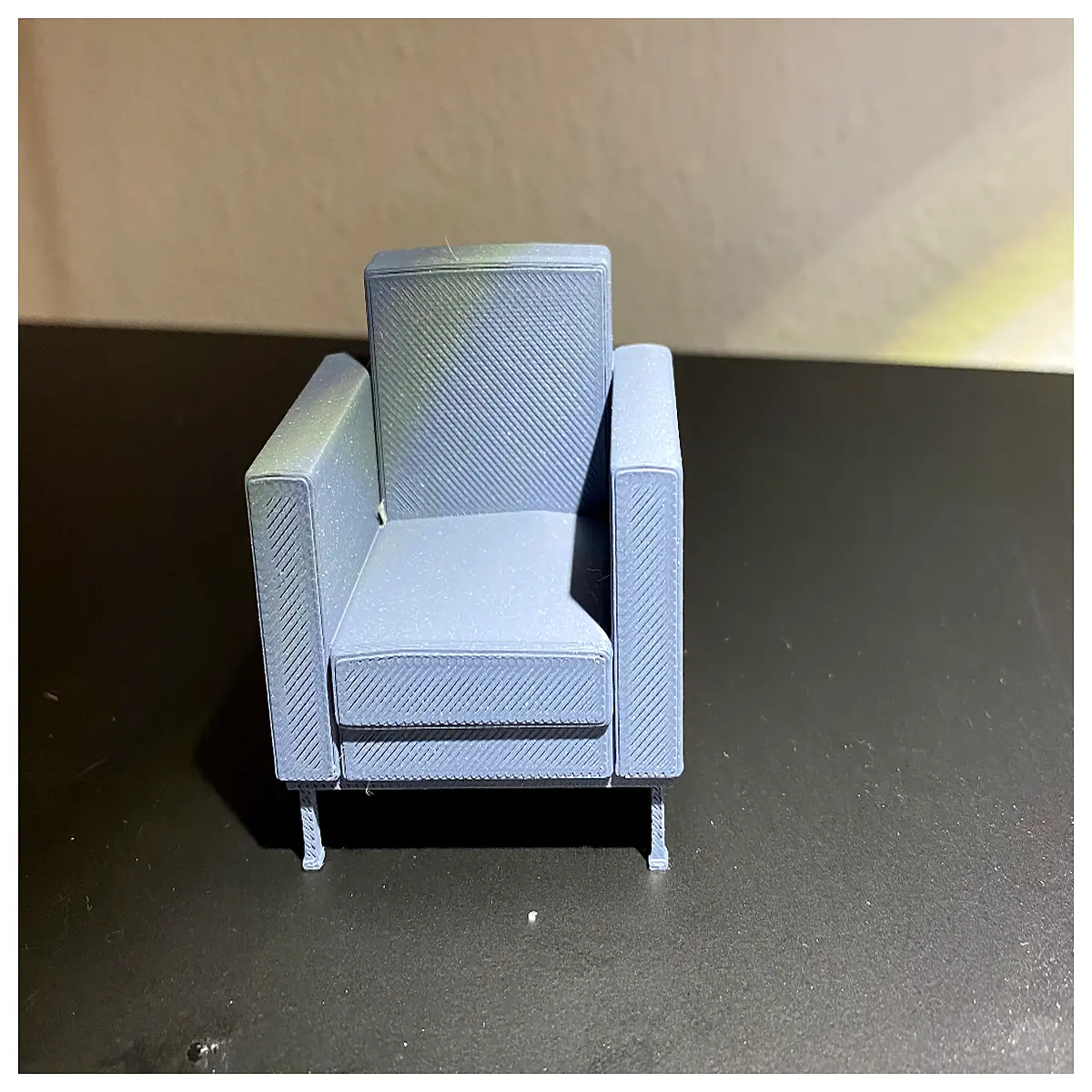 miniature armchair dollhouse furniture scale living room decor