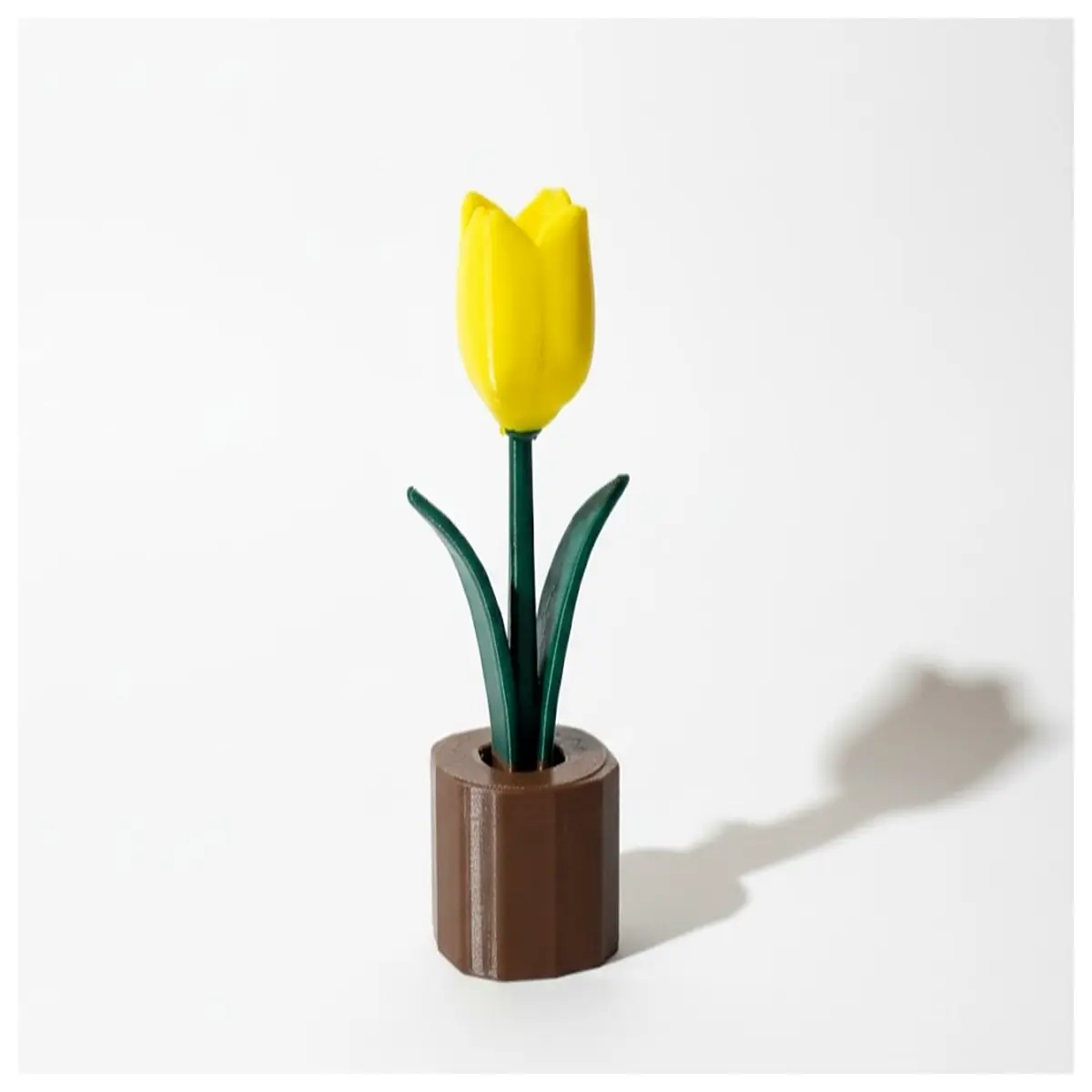 mini tulip potted plant for desk decoration small indoor spring flowers cute artificial tulips for home office decor