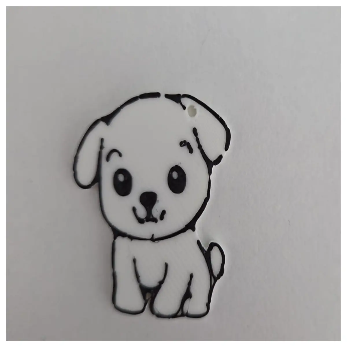 cute puppy keychain for bags adorable dog pendant charm fluffy animal accessory gift