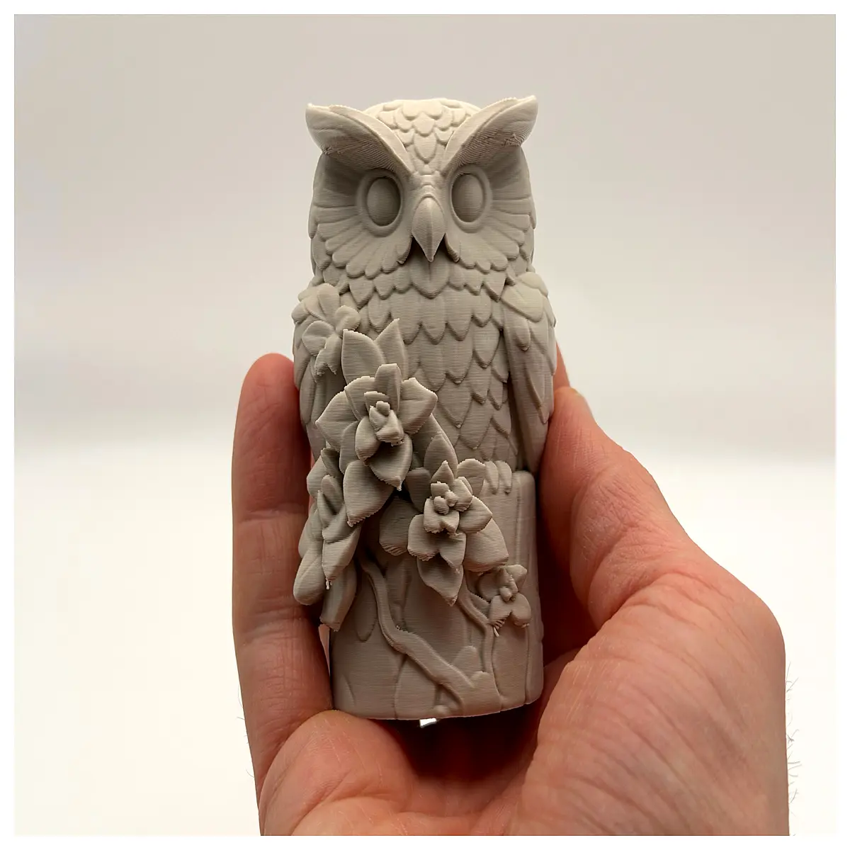 woodland owl figurine parts rustic bird decoration components nature themed craft supplies for diy projects