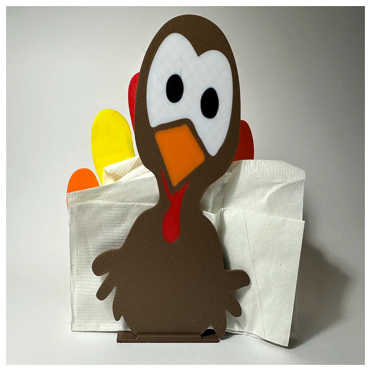 thanksgiving napkin holder turkey centerpiece table decor holiday party supplies
