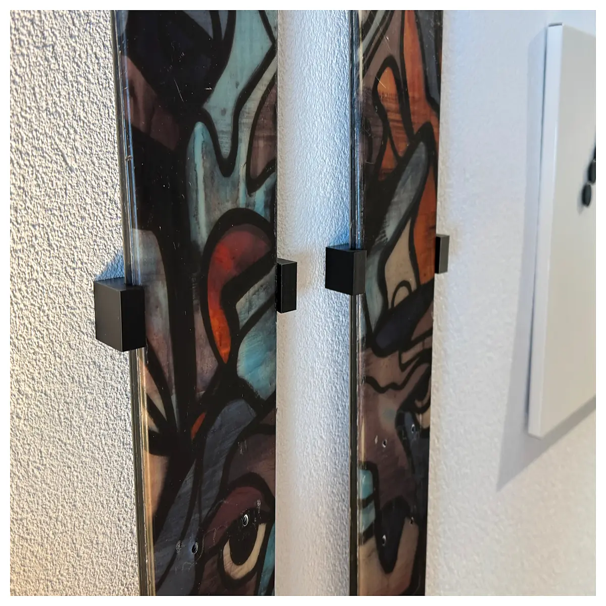 snowboard wall mount rack duty storage holder for garage organization ski equipment