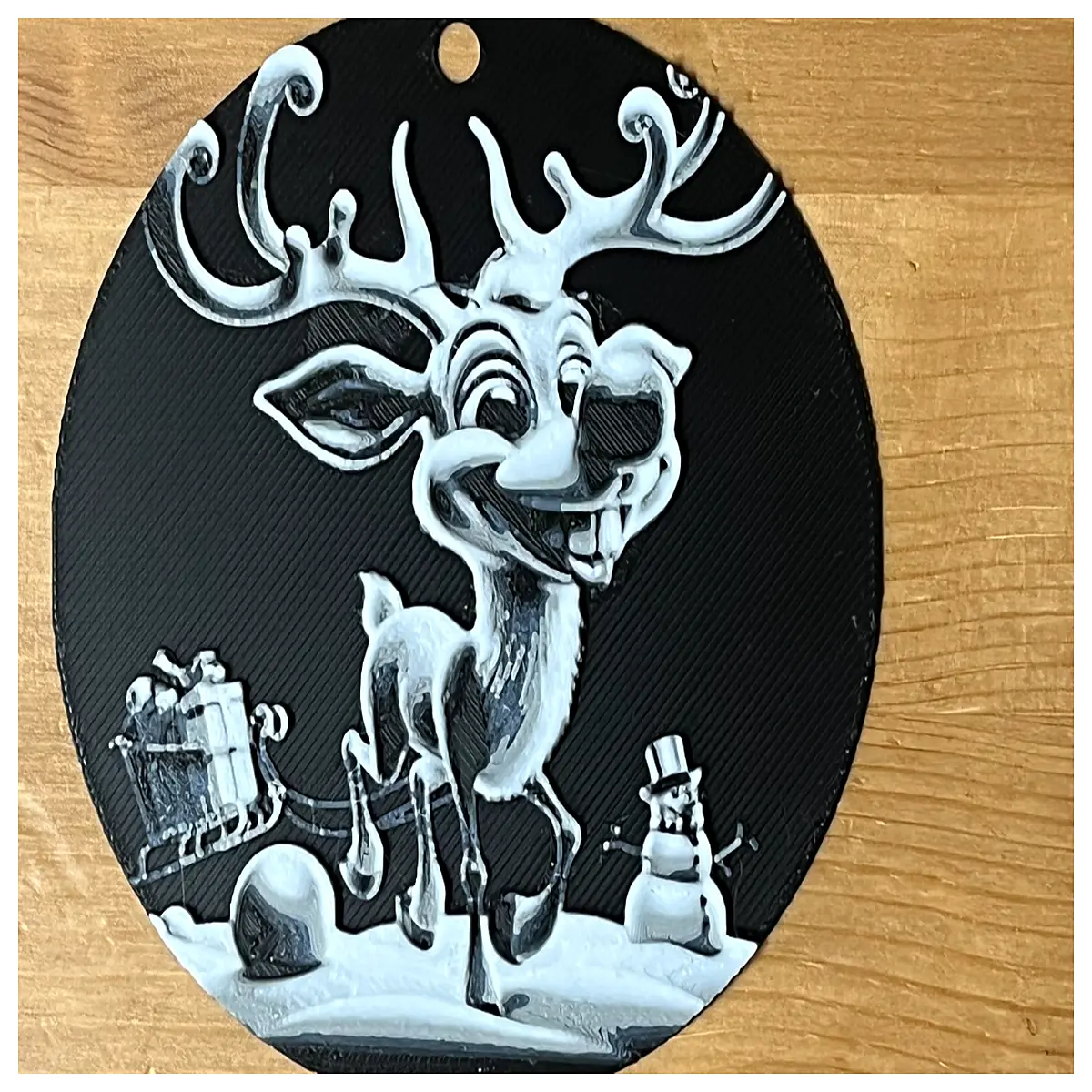 reindeer ball toy for dogs durable rubber chew interactive fetch play