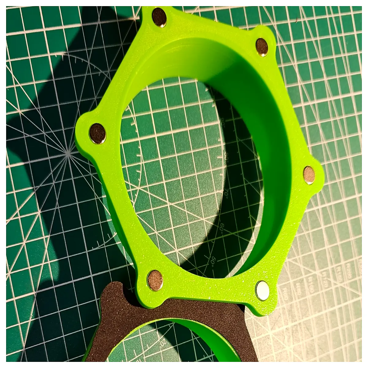 100 125 150mm flexible duct hose connector magnetic clamp for grow tent ventilation air extraction