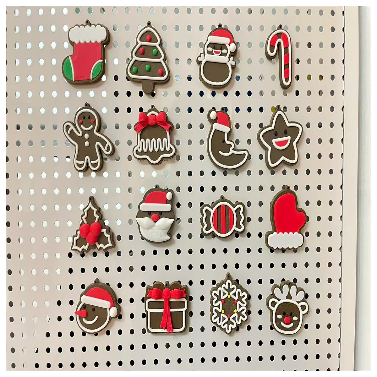 christmas gingerbread man decorations hanging ornaments holiday party decor