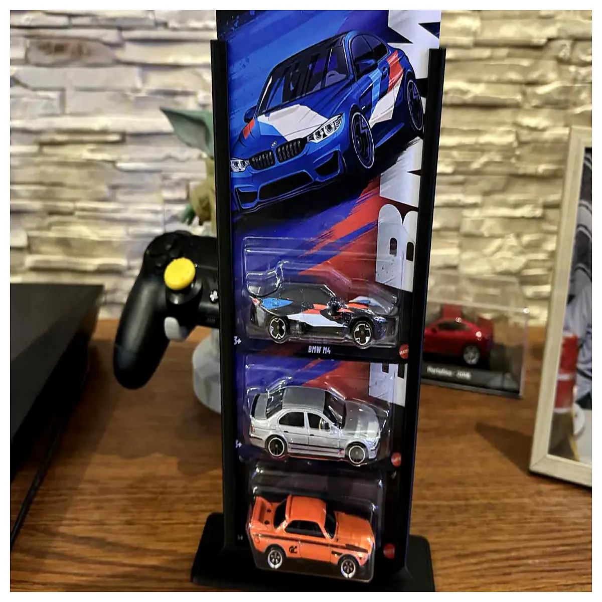 for cars track storage organizer toy shelf rack