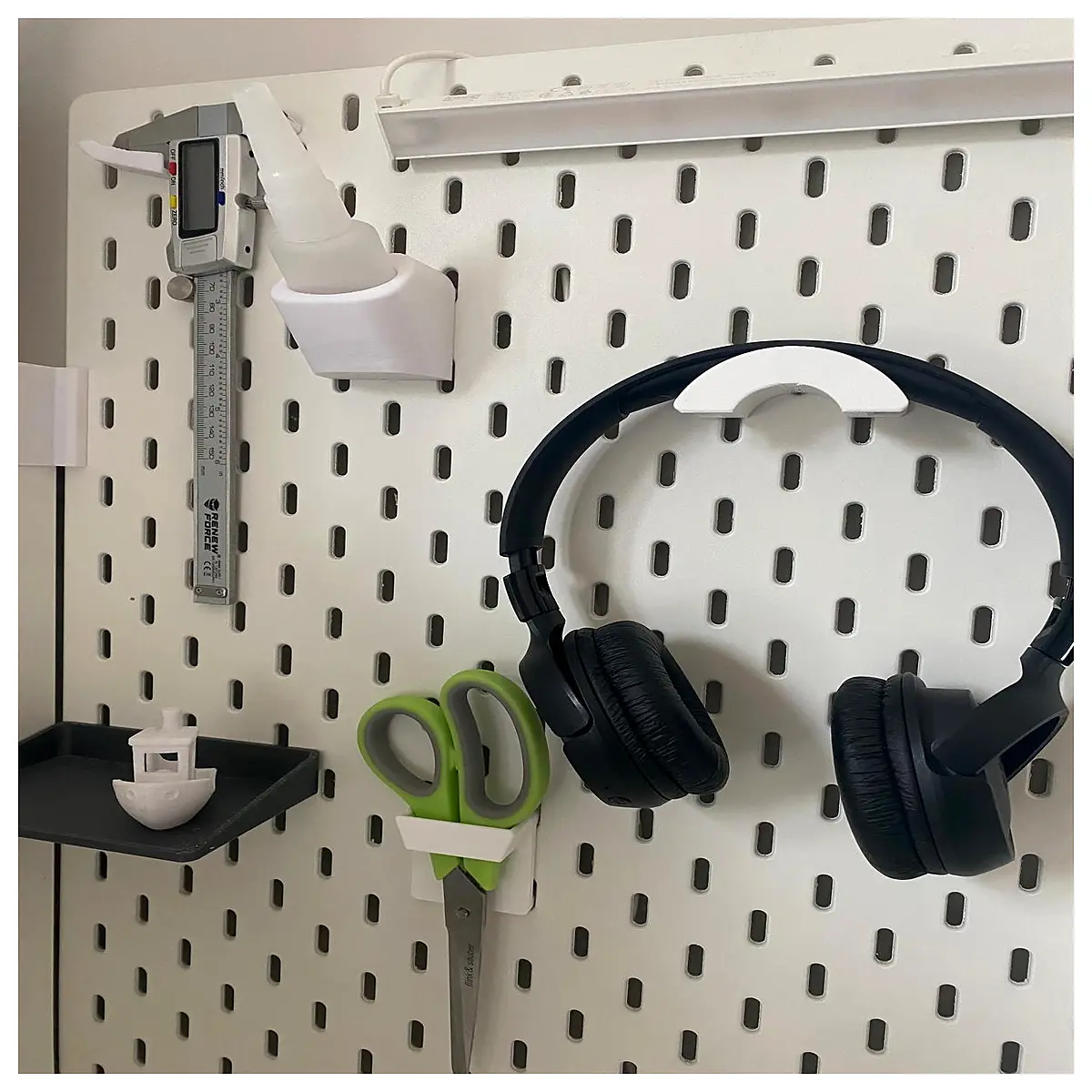 jbl tune bluetooth headphone wall mount bracket for skadis pegboard organizer storage hook