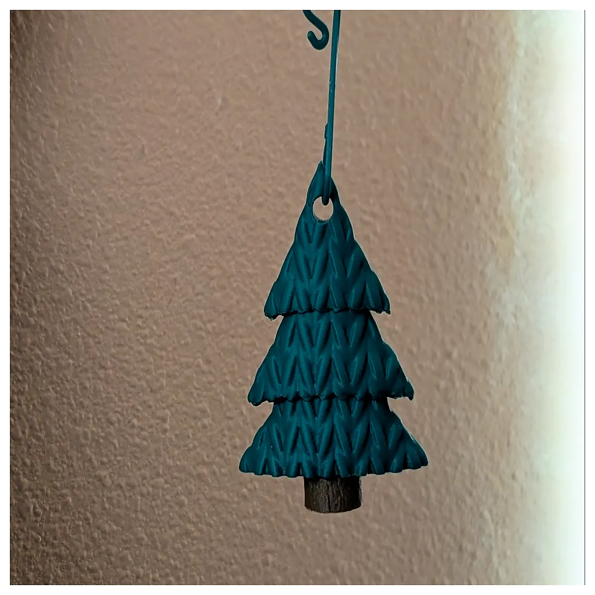 handmade knit christmas tree ornament hanging decoration for holiday party home decor