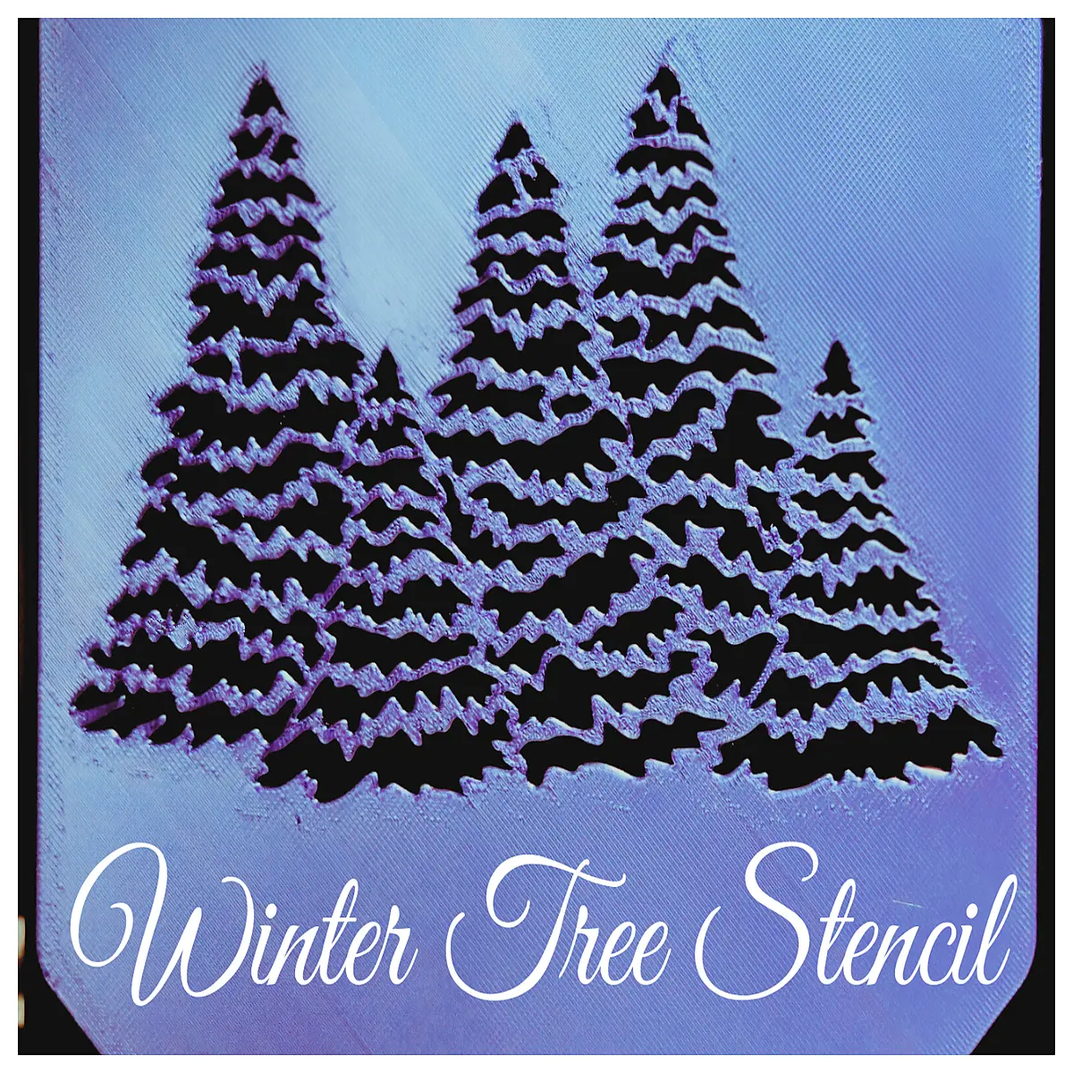 winter pine tree snowflake window clings holiday decor christmas decals for glass doors