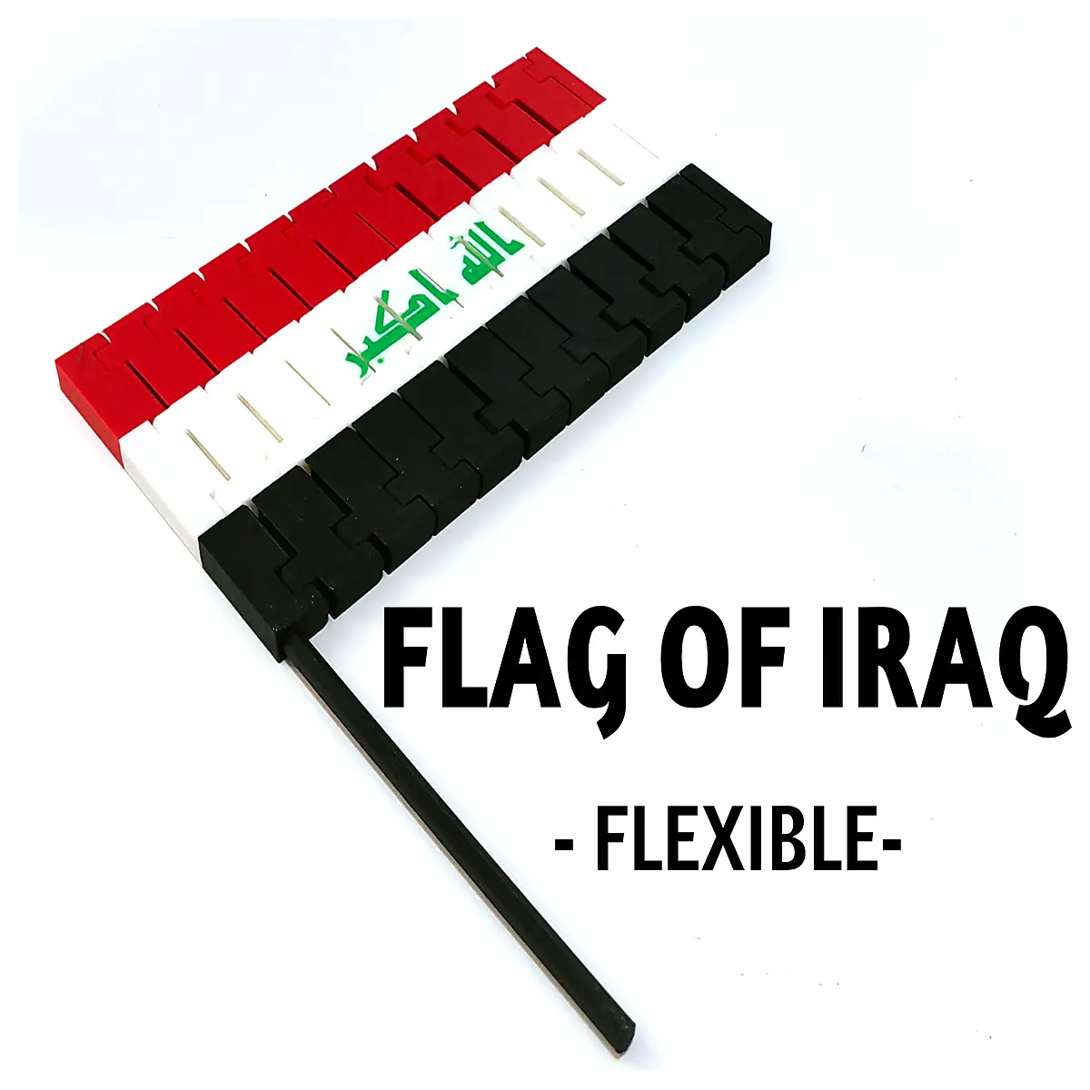 iraq flag soft fabric lightweight portable travel decoration patriotic gift