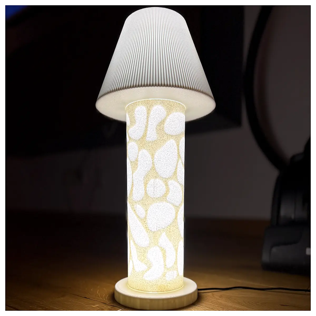 ambient liquid lava tower neon column for bedroom gaming setup party decor mood lighting